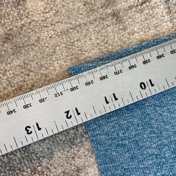 Gymshark Women's Seamless Athletic Shorts Blue No‎ Tag See Measurements - Picture 3 of 6